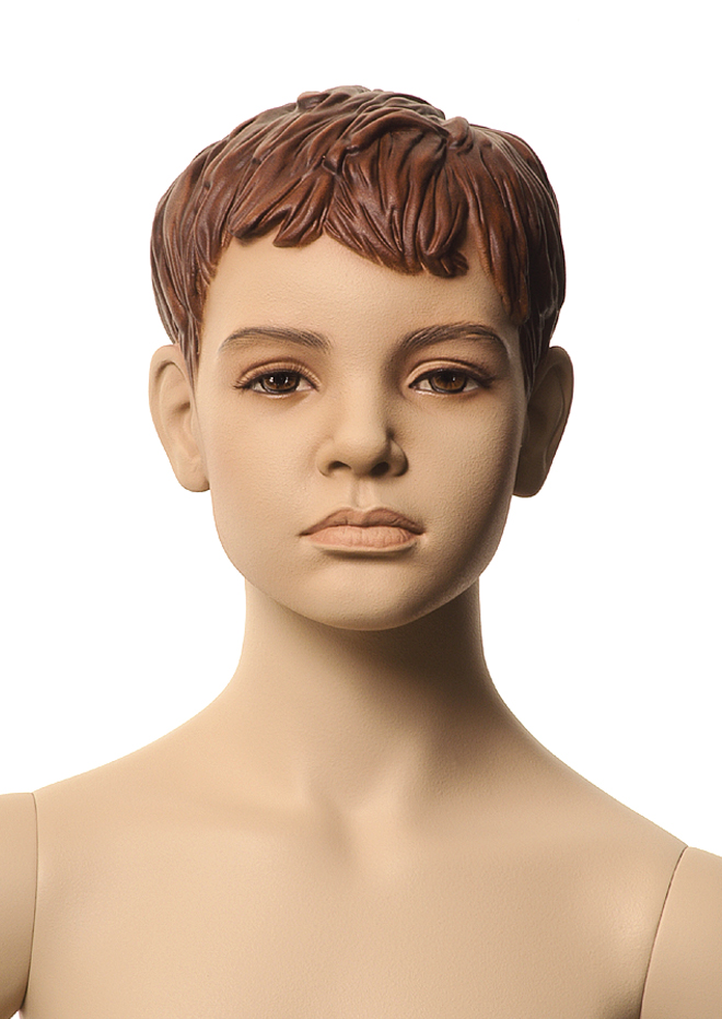 Exklusive Hartschalen Perücke für Schaufensterpuppe Mannequin Figur Haare 833 